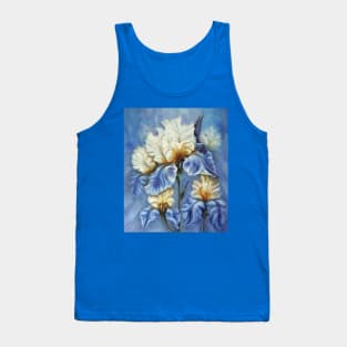 Irises Oil Painting Tank Top